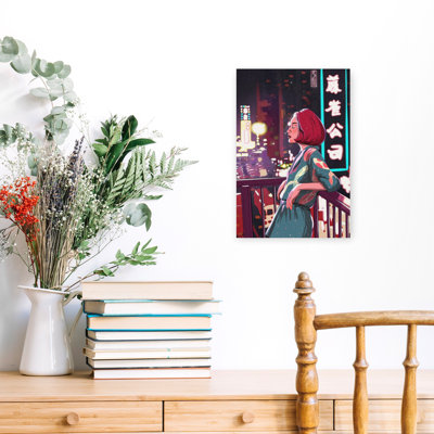 Contemporary Art Abstract Contemporary City Wall Art by Sarah Oliveira - Wrapped Canvas Print