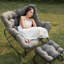 Chaise berçante de patio avec repose-pieds-1547069844