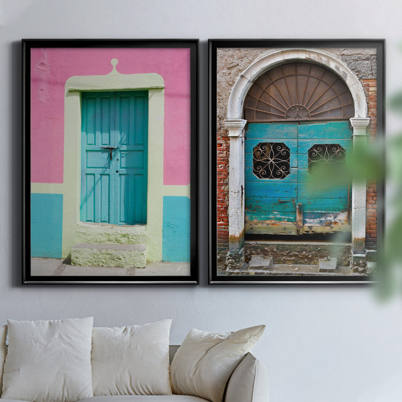 Porte de San Miguel - ensemble de 2 reproductions de photos, H 22,5 po x l 61 po x P 3 po, H 31,5 po x l 47 po x P 1,5 po