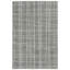 Tapis gris abstrait en laine touffetée à la main-1897295522