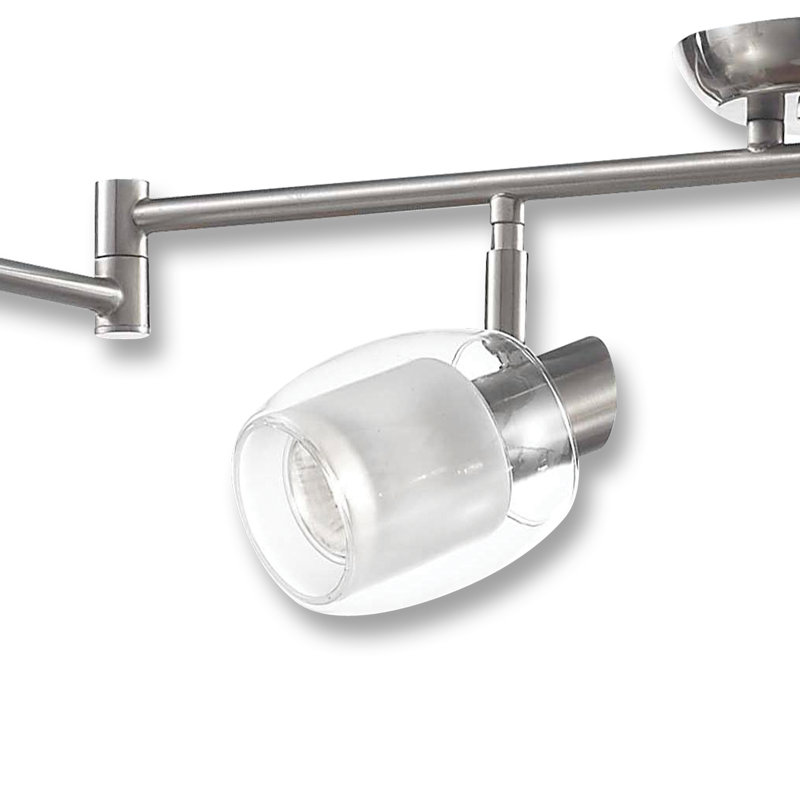 Godeus 64.2'' 6 -Light Fixed Track Track Kit with Dimmable and Adjustable Head