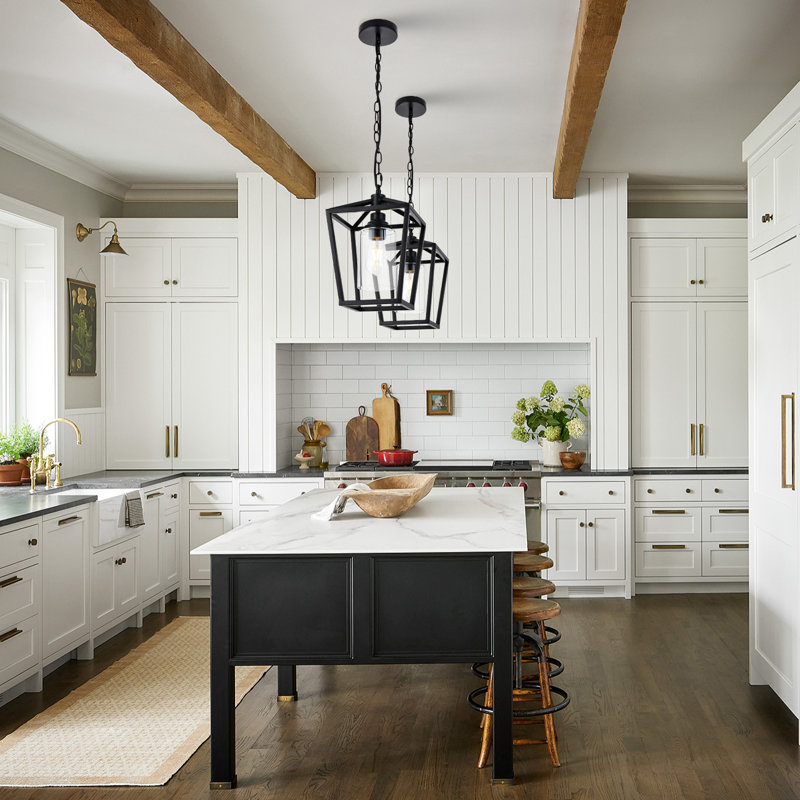 Nauris 1 - Light Matte Black Lantern Pendant