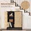 Armoire de rangement avec 2 portes et 2 tablettes, 3 hauteurs disponibles-1860604989