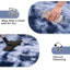 Tapis bleu à poils longs Shahen-1599349119