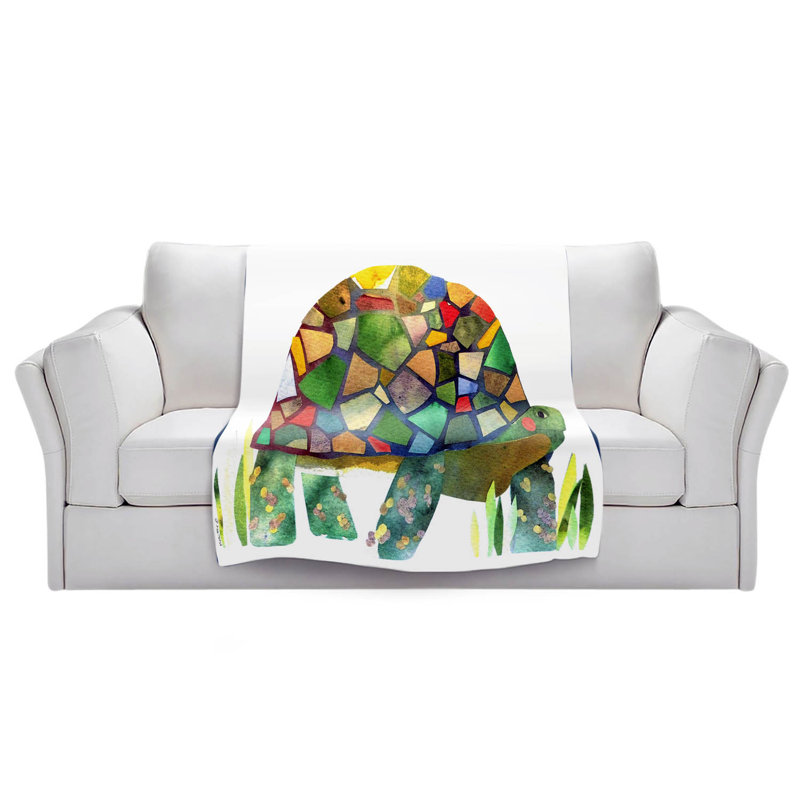 Couverture tortue, 68 po x 80 po
