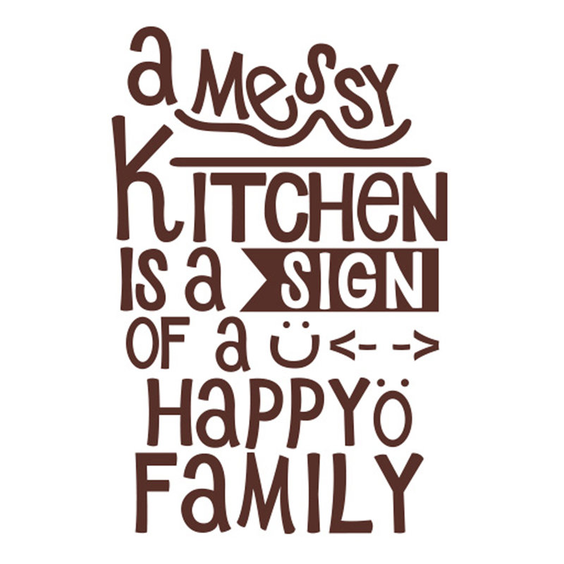 Wall Decal, Medium, Brown