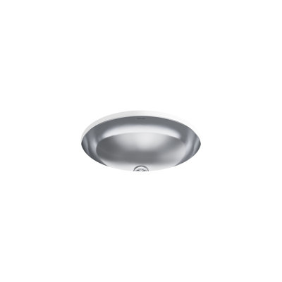 Rhythm® Metal Oval Drop-In Bathroom Sink