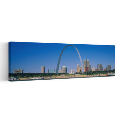 St Louis Missouri USA by Richard Sisk - Wrapped Canvas Panoramic Print