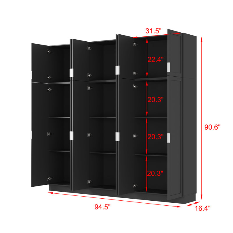 90.6” H Pantry Cabinet