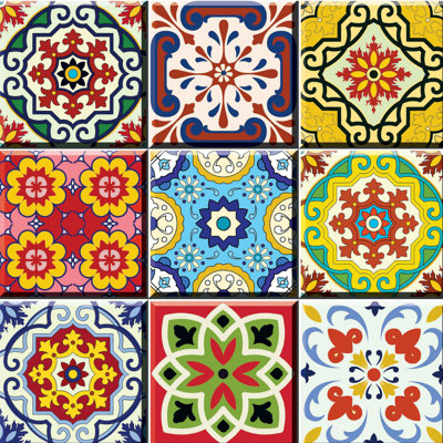 Carreau de mosaïque auto-adhésif en vinyle 6 po x 6 po