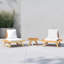 Cason Acacia 2 - Person Patio Conversation Sets with Cushions-1977724931
