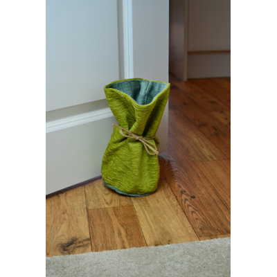 Alston Chenille Fabric Wedge Floor Stop