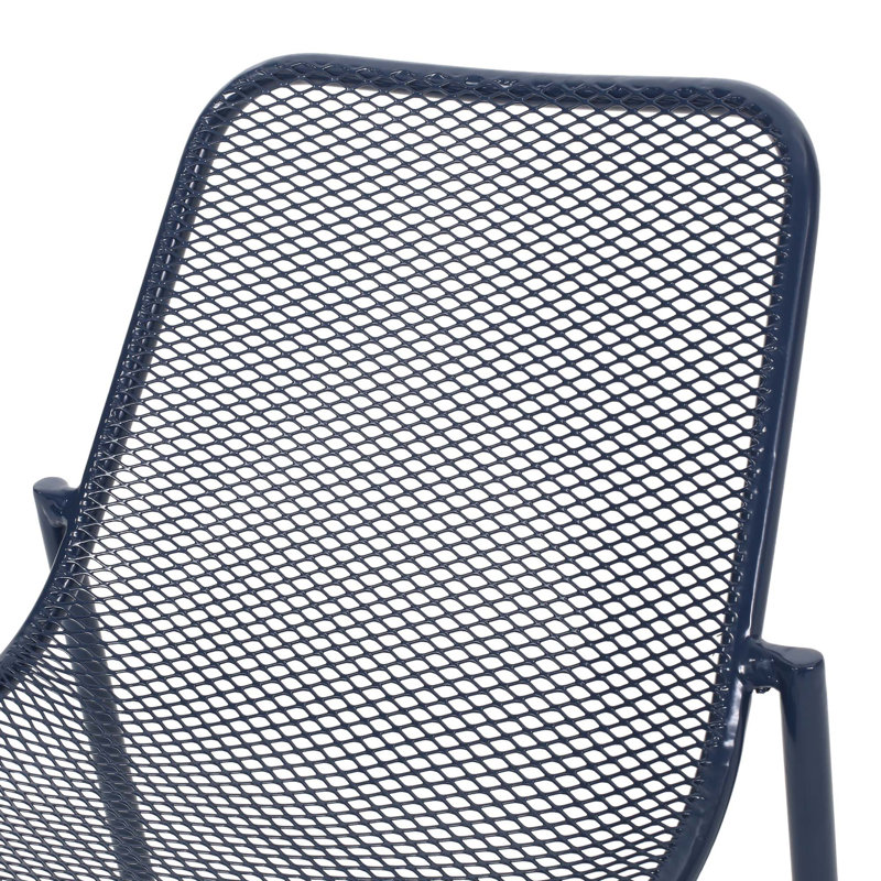 Elegant Living Room Enhancement, Graceful Accent Chair, Navy