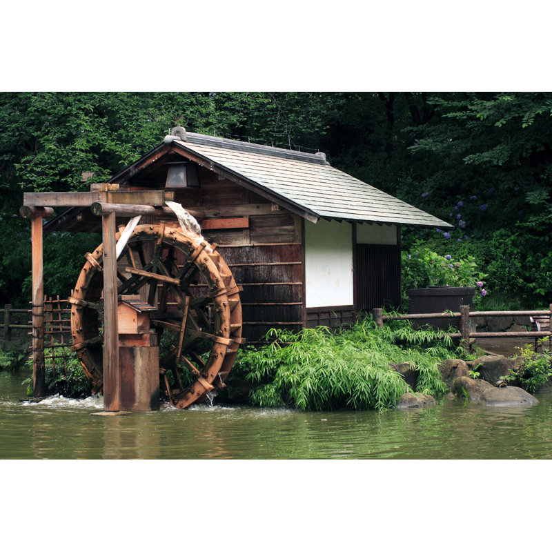 Water Mill - Wrapped Canvas Print, 20cm H x 30cm W