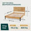 Structure de lit plateforme Trapeze-706696815