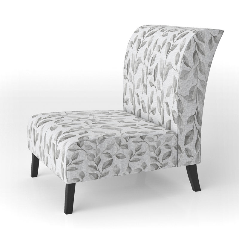 Fauteuil de chambre Floral, Pantoufle sans accoudoirs