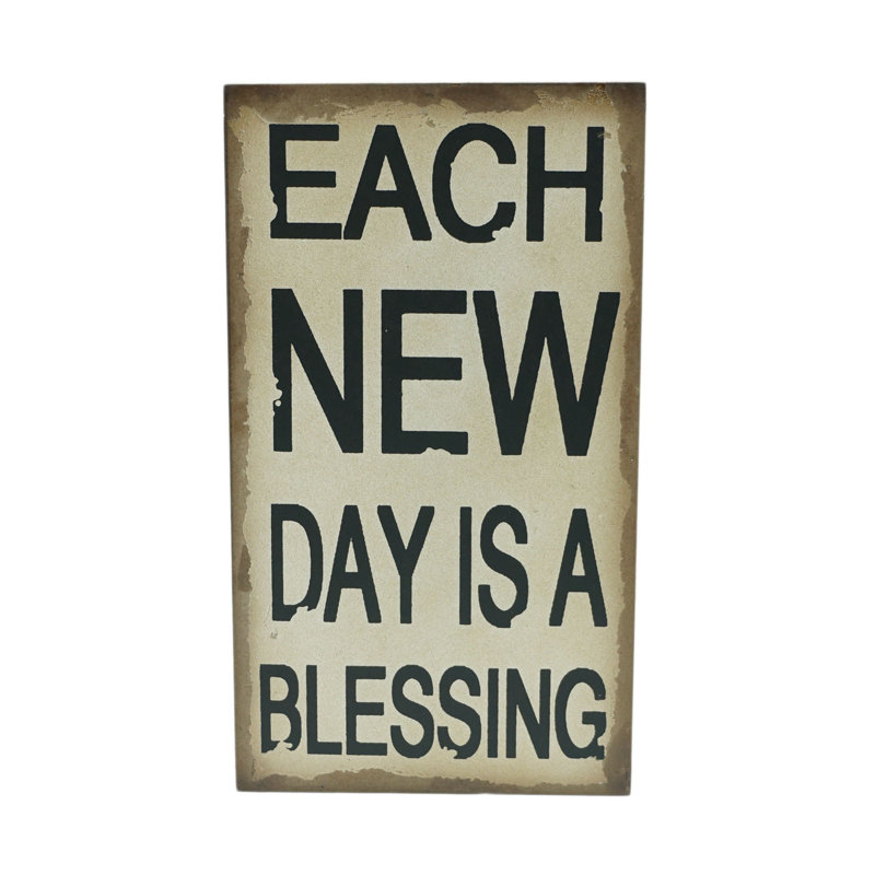 Décoration murale «Every New Day…»