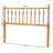 Baxton Studio Juliette Turned Spindle Headboard - Crafted Wood Panel with Decorative Spoke Design for Cottage Farmhouse Bedroom, Full, Oak Brown-129907973