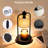Rybicki Candle Warmer Lamp Electric With Timer: Wax Melts Warmer - Dimmable Candle Wax Warmer Electric Candle Warmer With Replacement Bulbs, Bedroom Home Decor Compatible With Various Candles-Linen