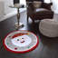 Barberton Circle Christmas Bath Mat