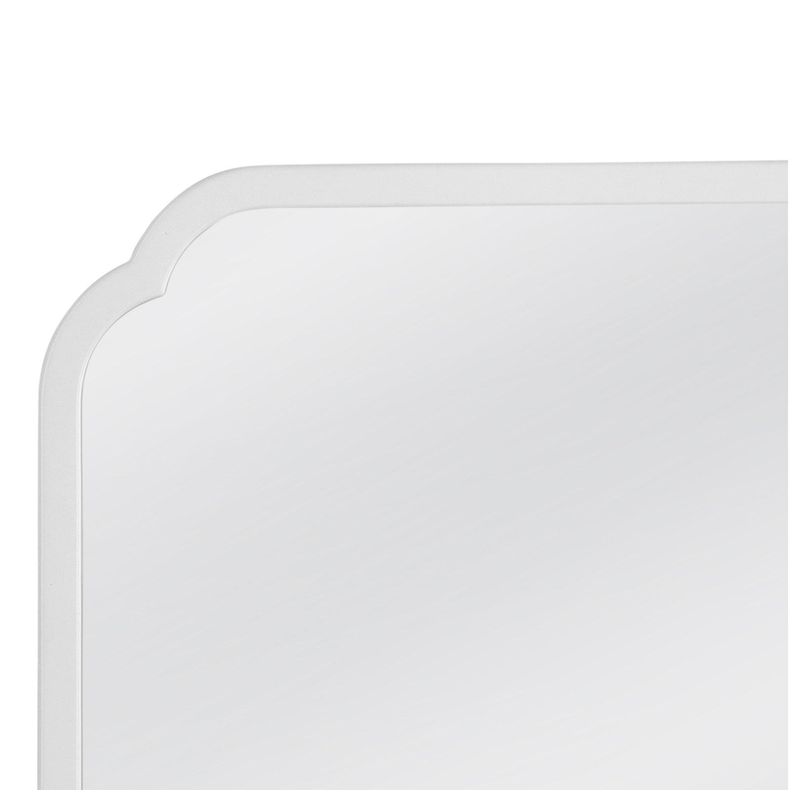 Baltic 30" Accent Mirror, White