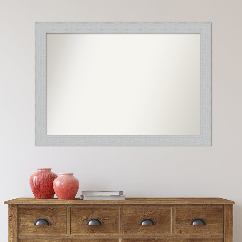 Miroir Luncsford au fini brossé, H 28 po x l 40 po