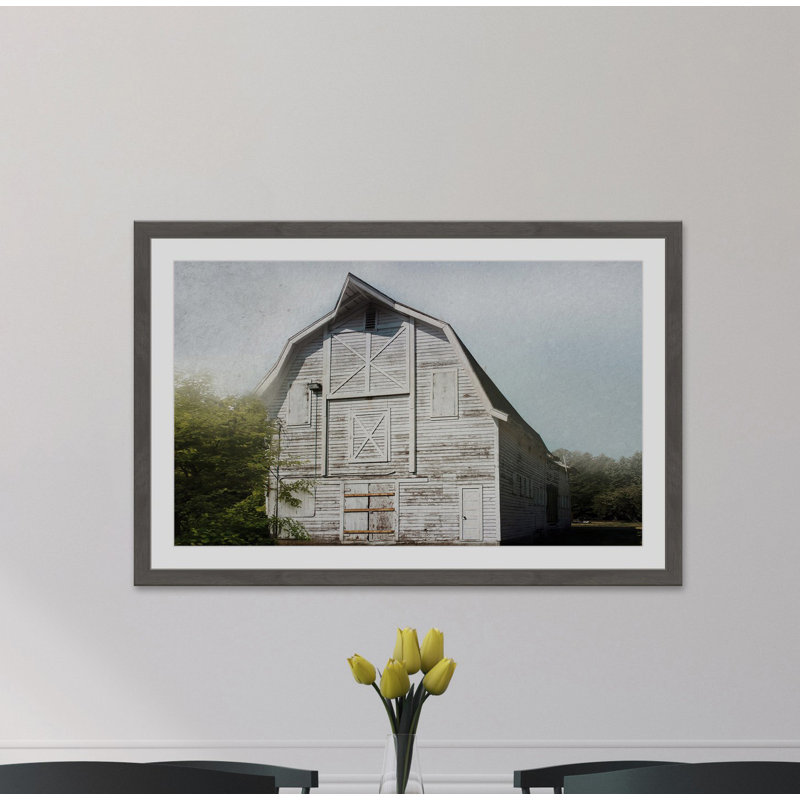 Iconic White - Single Picture Frame Print, 41 cm H x 61 cm W