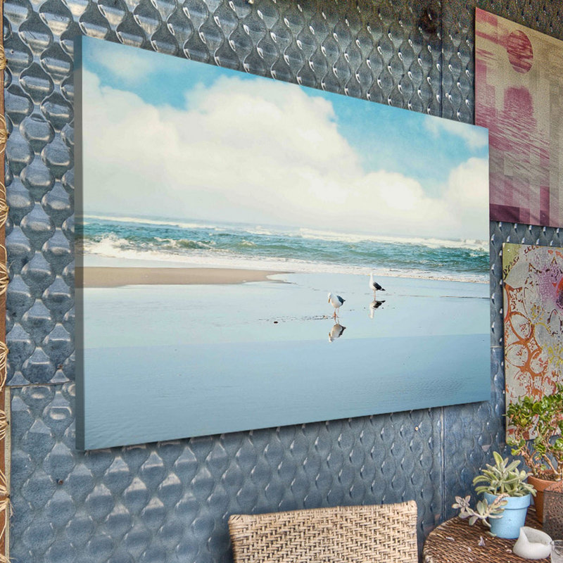 Ocean Reflections by Sylvia Cook - Wrapped Canvas Print, 101 cm H x 152 cm W x 3.81 cm D