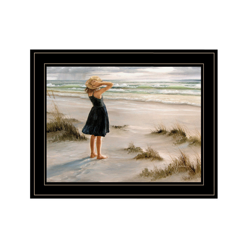 Black Framed Coastal Print Wall Art by Georgia Janisse