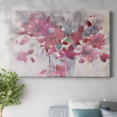 Floral Setting II-Gallery Wrapped Canvas