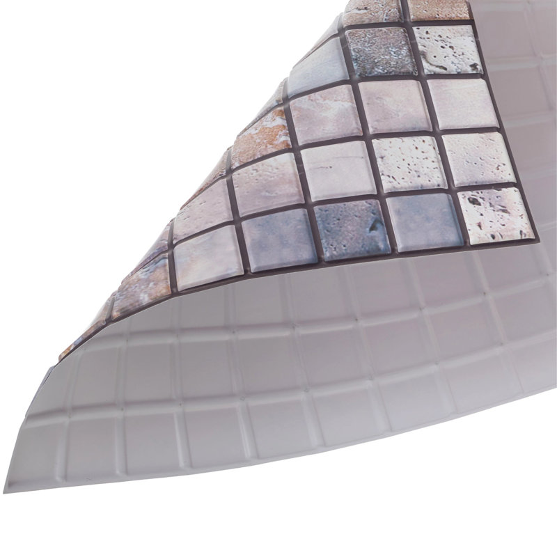 96 cm Wall Paneling, Beige/Grey