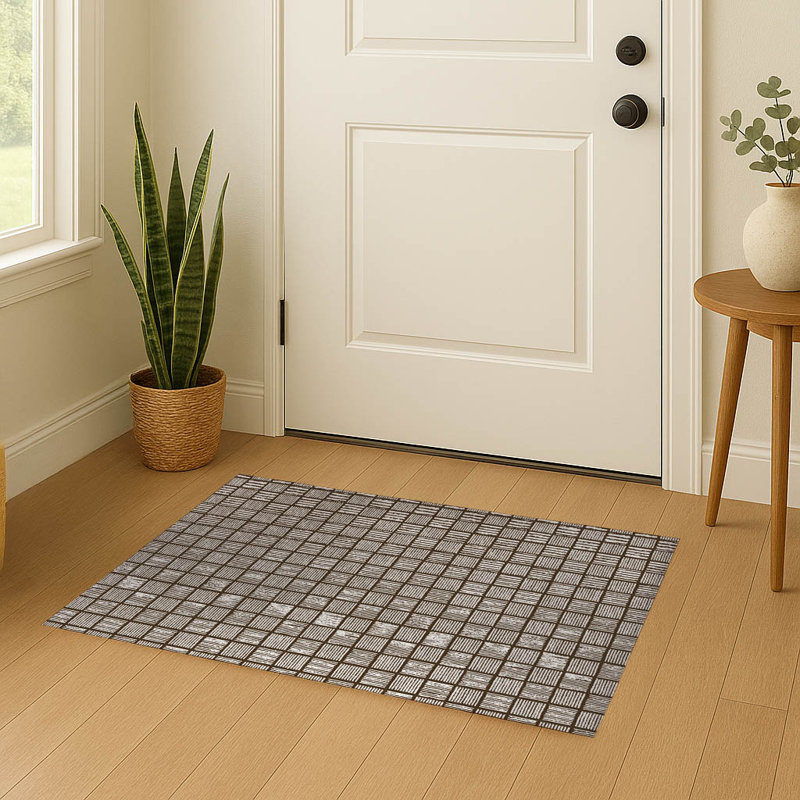 Paillasson Tally Blocks, Brun moka, L 24 po x L 36 po
