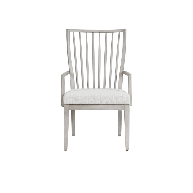 Windsor Back Arm Chair in Gray