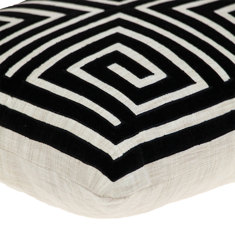 Geometric Cotton Throw Pillow