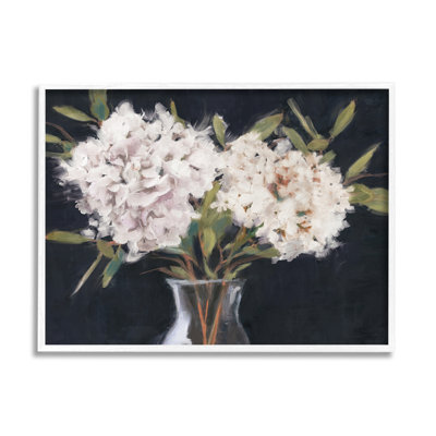 " Hydrangea Bouquet Still Life " by Nina Blue Painting Print