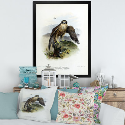 Vie d'oiseau rétro - peinture sur toile