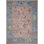 Afterglow Oriental Hand-Knotted Wool Area Rug in Sunset/Blue/Beige