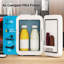 PULUOMIS Mini Fridge 10m³ L Mini Fridge with Freezer-120343963-135866285