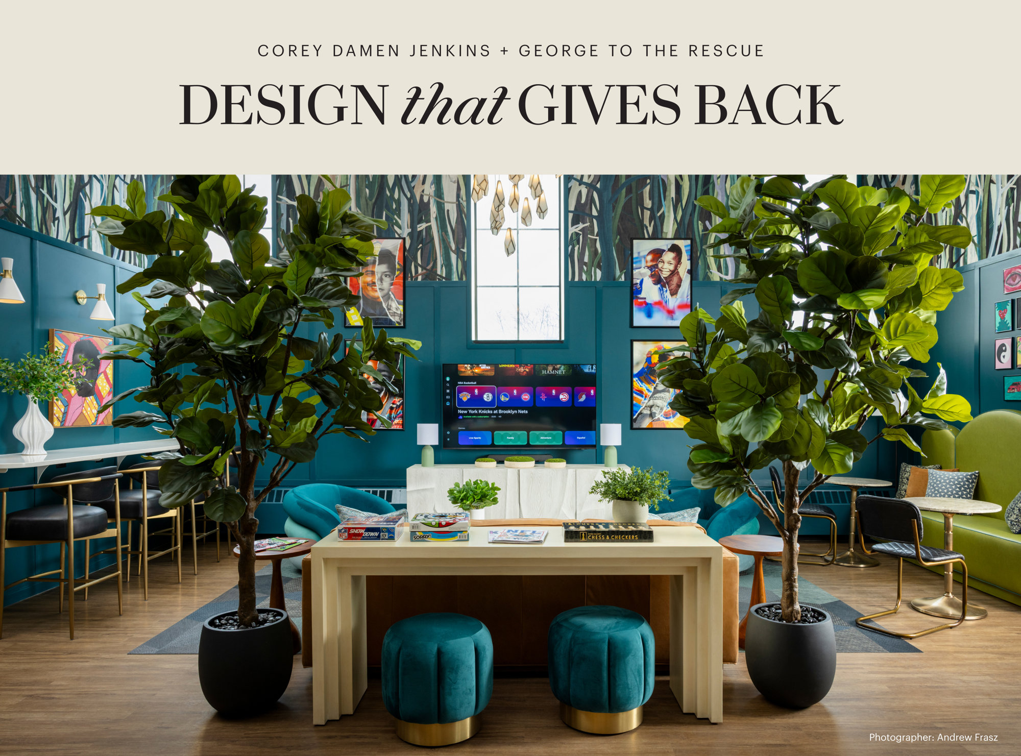 Corey Damen Jenkins + George to the Rescue: Design that Gives Back