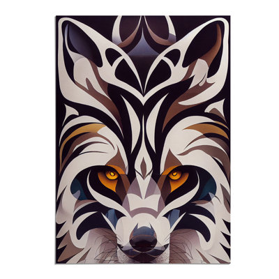 Wolf In Abstract No.4 - Print
