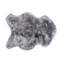 Tapis gris antidérapant en peau de mouton 2 pi x 3 pi 2 po