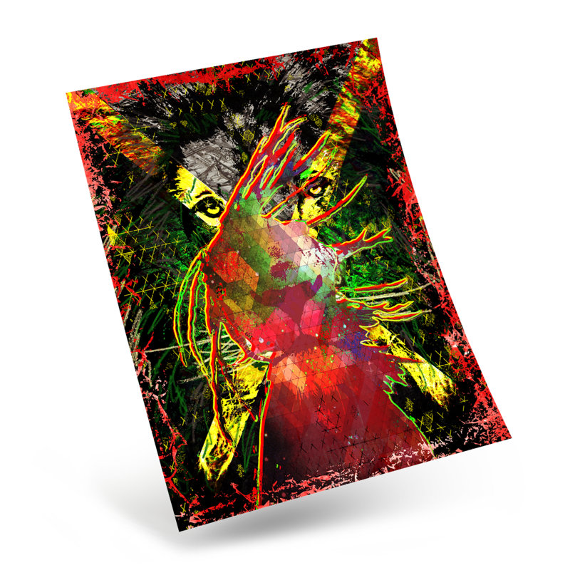 Reggae Jamaican Photo Quality, impression d'art mural, H 36 po x l 24 po x P 0,1 po