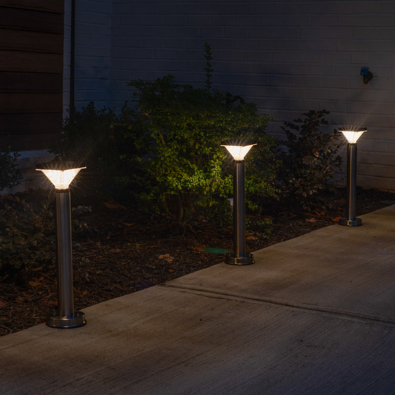Luxor Stainless Steel Bollard Solar Light