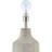 Lockwood Concrete Table Lamp with Linen Shade-104801011-104801012