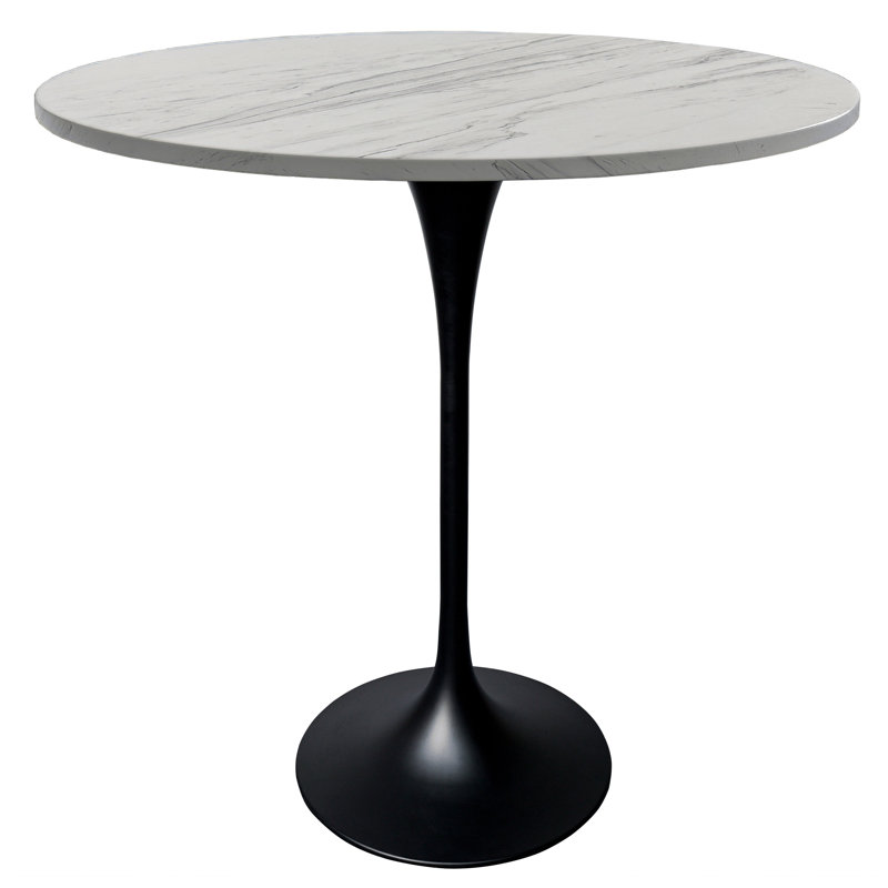Table de salle à manger Heatherton, H 43,52 po x L 35,43 po x l 35,43 po