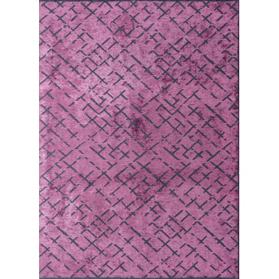 Rapture Pink/Gray Luxury Area Rug