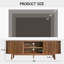 TV Stand and Coffee Table Set, living room table set, Oval Lift Top Coffee Table & TV Console Table-135565944