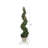 Arbre en spirale artificiel en forme de romarin vert-415720775