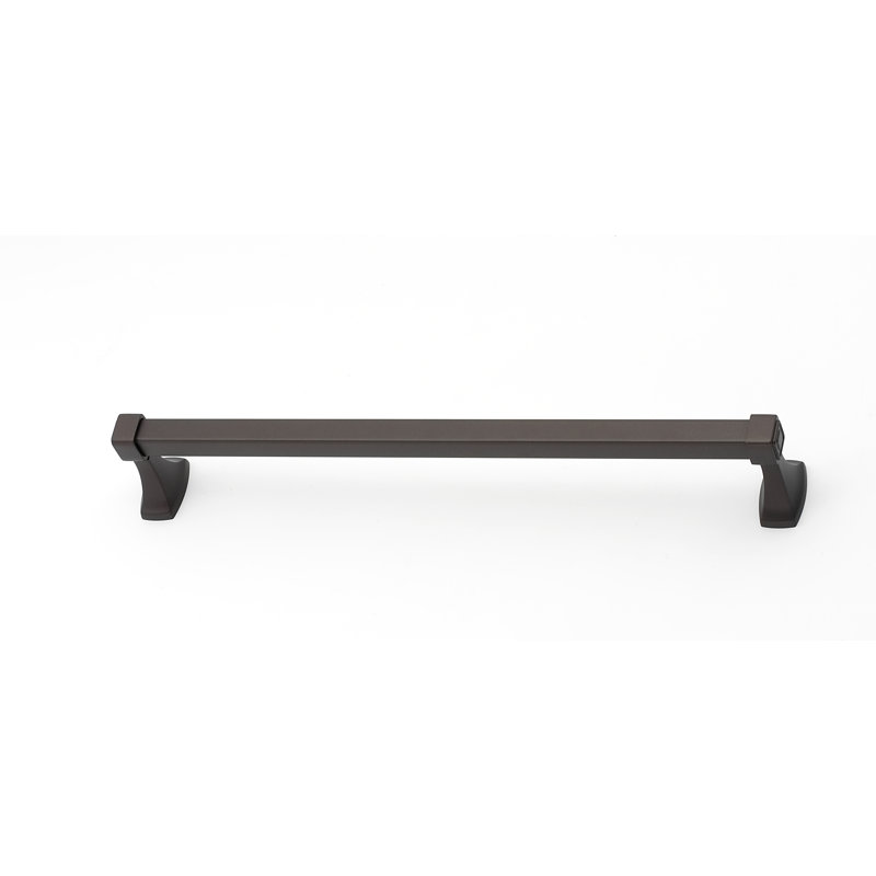 Porte-serviettes mural Cube, Bronze chocolat,  H 2 po x L 19,25 po x P 3,06 po