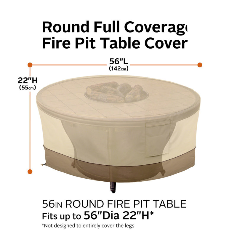 The Twillery Co.® Paulding 58'' W x 58'' D Fire Pit Cover